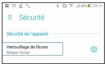 ASUS ZenFone Live ZB553KL - Personnaliser l'écran de verrouillage - 2