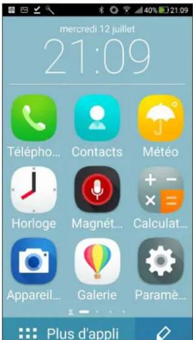 ASUS ZenFone Live ZB553KL - Supprimer un raccourci - 1