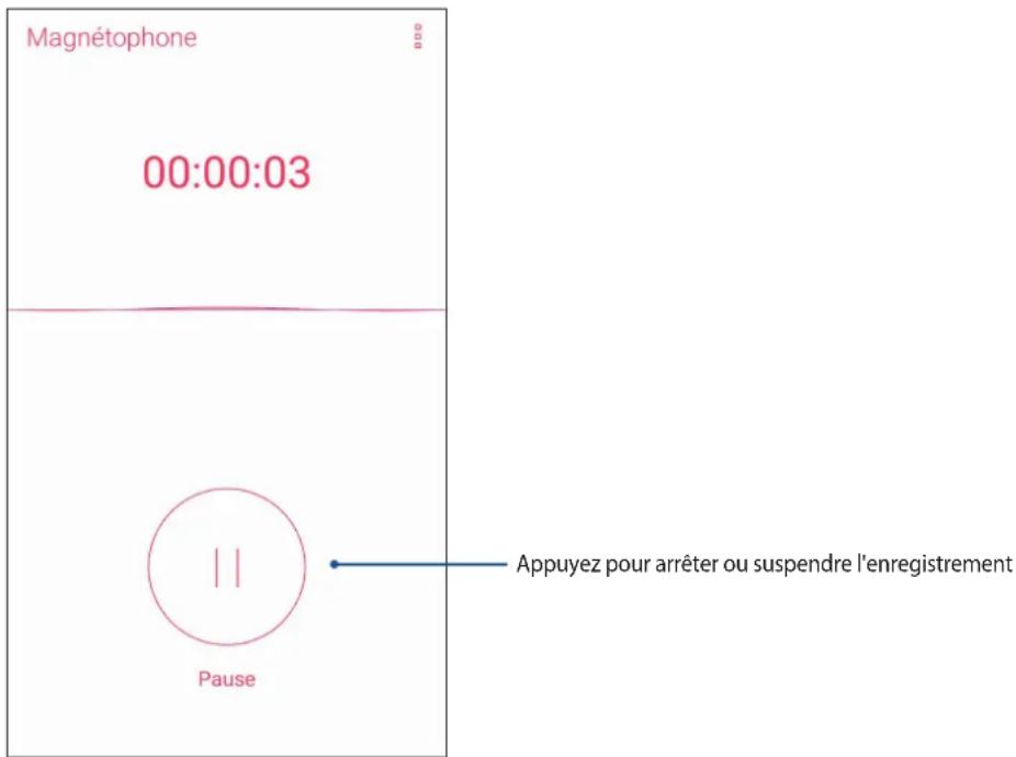 ASUS ZenFone Live ZB553KL - Ouvrir le magnétophone - 2