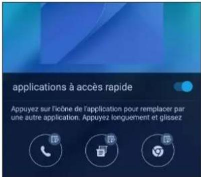 ASUS ZenFone Live ZB553KL - Personnaliser les boutons d'accès rapide - 1