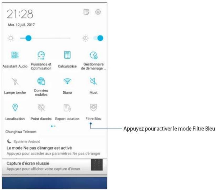 ASUS ZenFone Live ZB553KL - Filtre bleu - 1