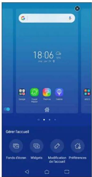 ASUS ZenFone Live L1 - Personnaliser l'écran d'accueil - 1