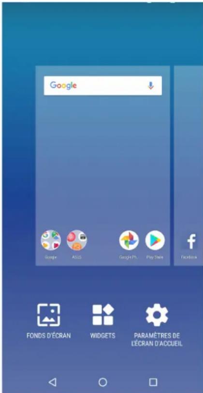 ASUS ZenFone Max Pro ZB602KL - Personnaliser l'écran d'accueil - 1