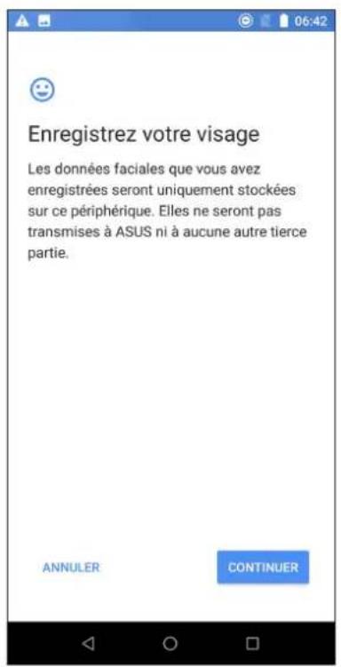 ASUS ZenFone Max Pro ZB602KL - Configurer le déverrouillage par reconnaissance faciale à partir du menu des paramètres - 3