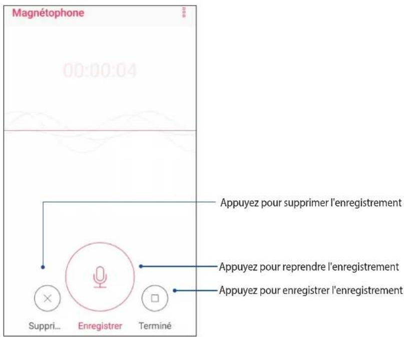 ASUS ZenFone Max Pro ZB602KL - Suspendre un enregistrement - 1