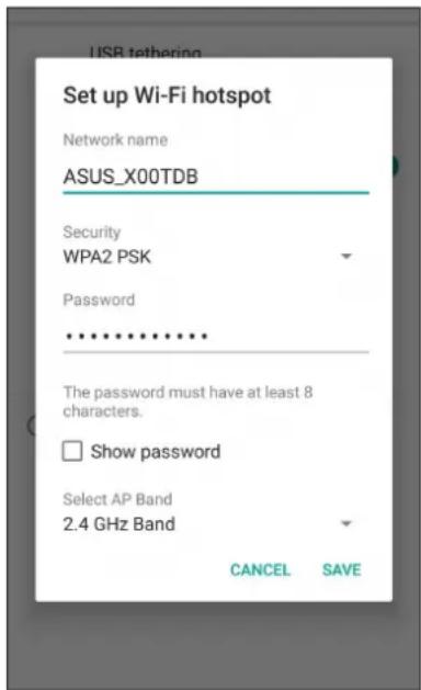 ASUS ZenFone Max Pro ZB602KL - Partage de connexion Wi-Fi - 2