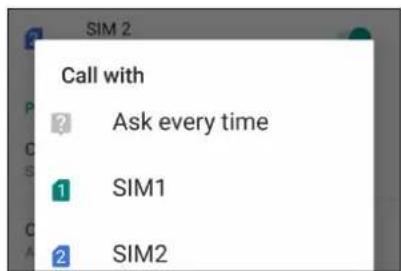 ASUS ZenFone Max Pro ZB602KL - Affector une carte SIM aux appels - 1