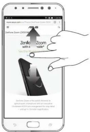 ASUS ZenFone 4 Selfie Pro ZD552KL - Naviguer entre plusieurs pages ou écrans - 2