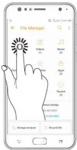ASUS ZenFone 4 Selfie ZD553KL - Ouvrir une application ou sélectionner un élément - 2