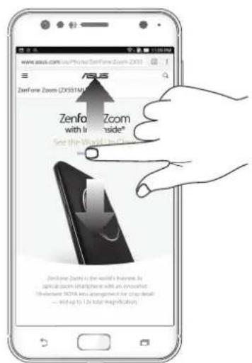 ASUS ZenFone 4 Selfie ZD553KL - Naviguer entre plusieurs pages ou écrans - 2