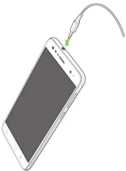 ASUS ZenFone 4 Selfie ZD553KL - Connecteur la prise audio - 1