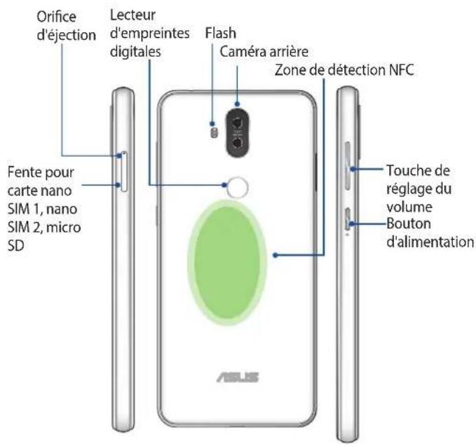 ASUS ZenFone 5Q ZC600KL - Composants et fonctionnalités - 2