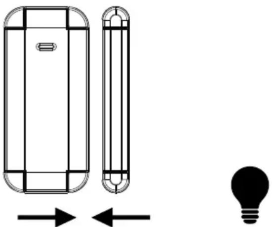BRENNENSTUHL BrematicPRO TFK868 01 - Pairing the wireless door / window contact directly with BrematicPRO devices - 4