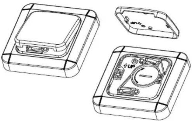 BRENNENSTUHL BrematicPRO APWT868 01 IP44 - Inserting / replacing the battery - 1