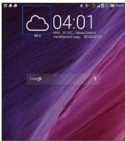 ASUS MeMO Pad 7 ME171C - Mettre à jour les prévisions météo - 1