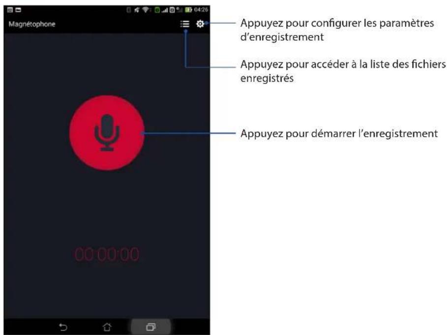 ASUS MeMO Pad 7 ME171C - Ouvrir le Magnétophone - 1