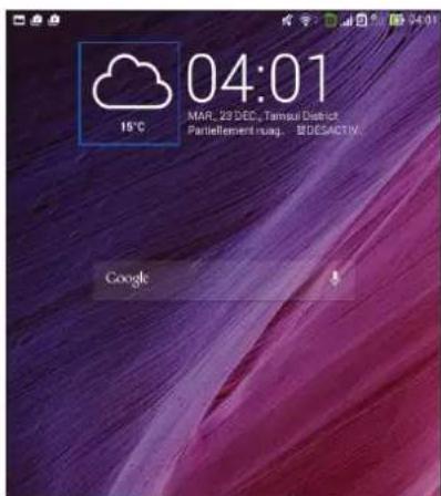 ASUS MeMO Pad 7 ME171C - Ouvrir l'application Météo - 1