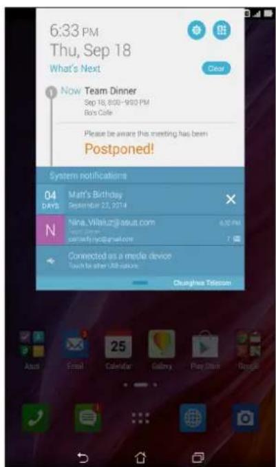 ASUS MeMO Pad 7 ME171C - Alerte de report - 1