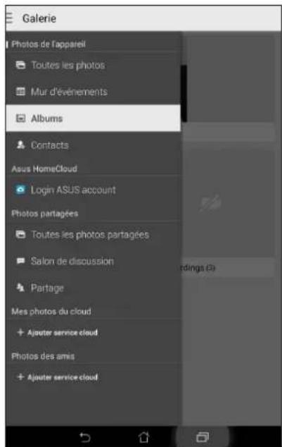 ASUS MeMO Pad 7 ME171C - Acceder aux images de vos reseaux sociaux ou stockées en ligne - 1