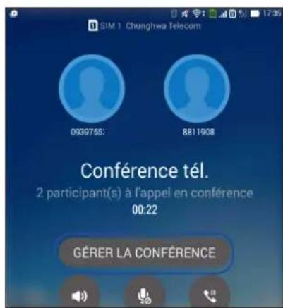ASUS MeMO Pad 7 ME171C - Gérer une conférence téléphonique - 1