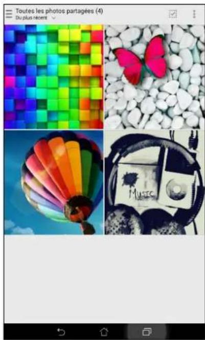 ASUS MeMO Pad 7 ME171C - Afficher toutes les photos partagées - 1