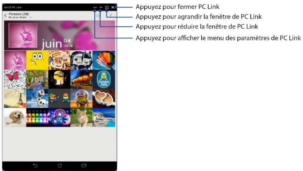 ASUS MeMO Pad 7 ME171C - Utiliser PC Link - 1