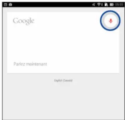 ASUS MeMO Pad 7 ME171C - Ouvrir l'application Recherche vocale - 1