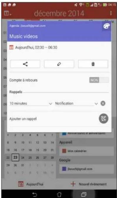 ASUS MeMO Pad 7 ME171C - Acceptor ou decliner une invitation - 1
