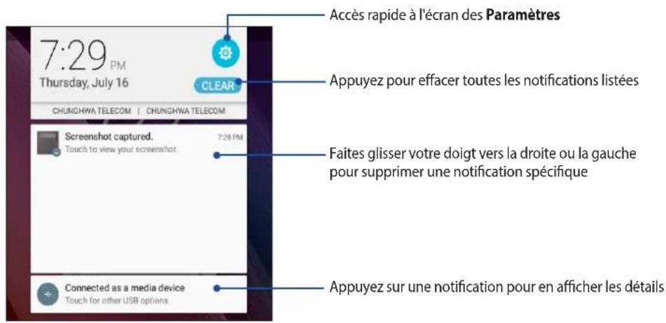 ASUS ZenPad C 7.0 Z170MG - Notifications système - 1