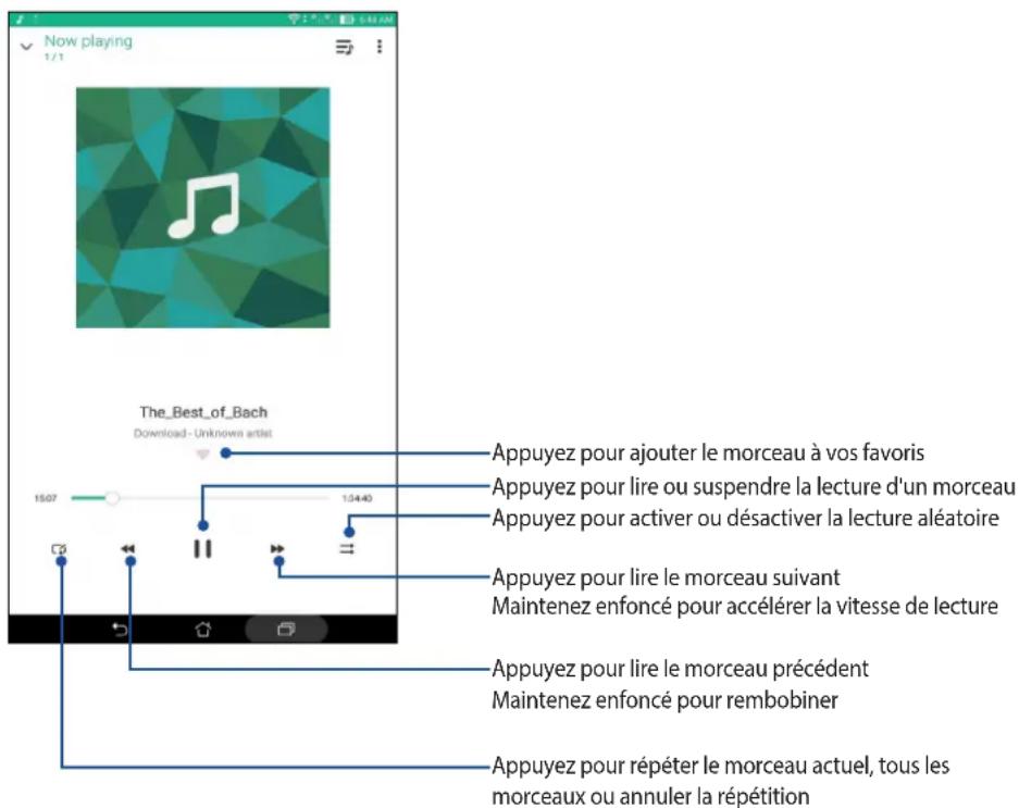 ASUS ZenPad C 7.0 Z170MG - Écouter de la musique - 1