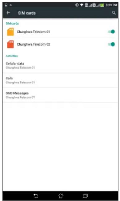 ASUS ZenPad C 7.0 Z170MG - Fonctionnalités multi SIM - 1
