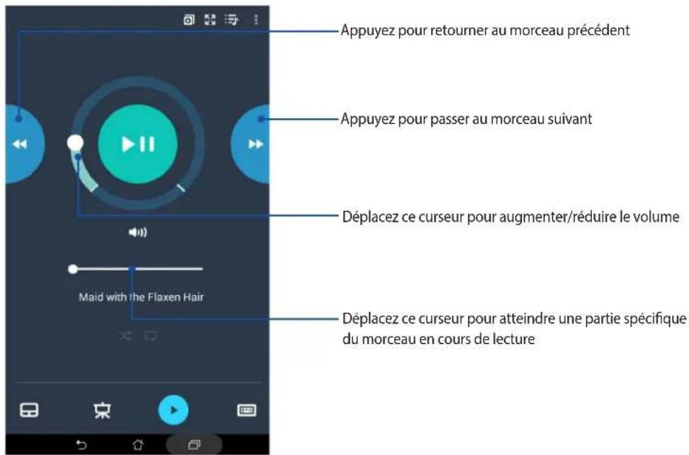 ASUS ZenPad C 7.0 Z170MG - Gérer la lecture de Windows Media Player - 1