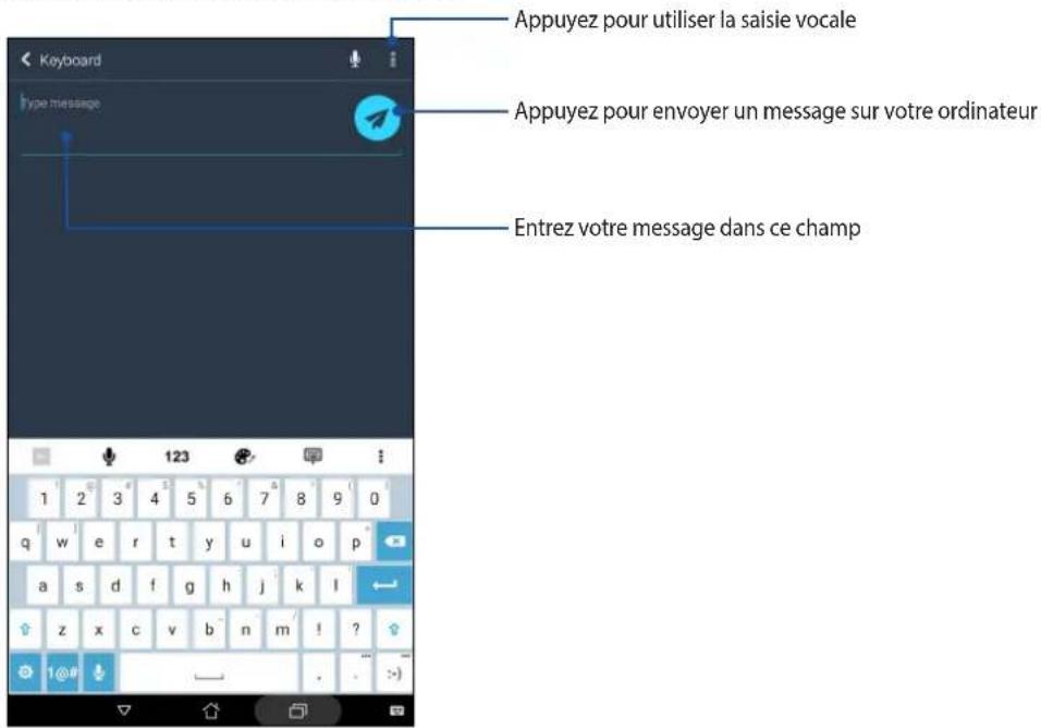ASUS ZenPad C 7.0 Z170MG - Saisir du texte - 1