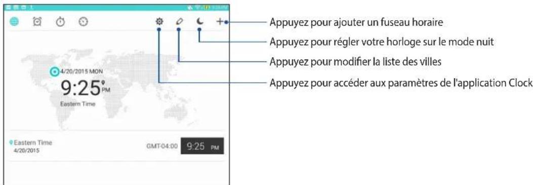 ASUS ZenPad C 7.0 Z170MG - Fuseau hora - 1