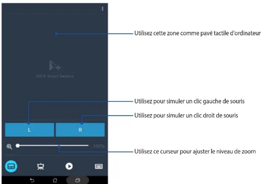 ASUS ZenPad C 7.0 Z170MG - Utiliser l'écran comme pave tactile - 1