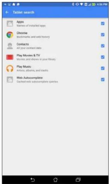 ASUS ZenPad C 7.0 Z170MG - Personnaliser les paramètres de recherche vocale - 2