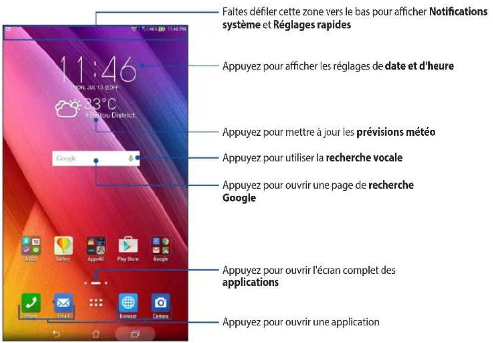 ASUS ZenPad C 7.0 Z170MG - Écran d'accueil - 1