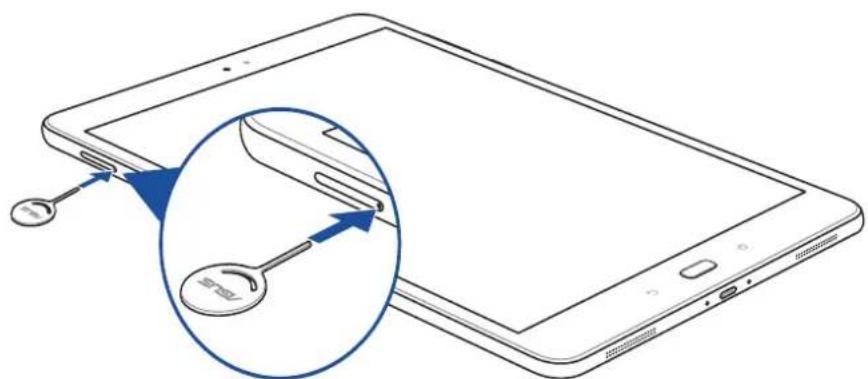 ASUS ZenPad 3S 10 Z500KL - Installer une carte mémoire - 1