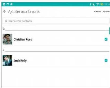 ASUS ZenPad 3S 10 Z500KL - Spécifier vos contacts favoris - 1