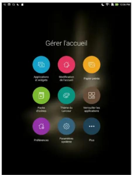 ASUS ZenPad 3S 10 Z500KL - Personnaliser l'écran d'accueil - 1
