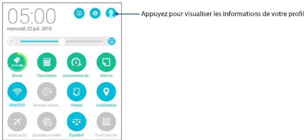 ASUS ZenPad 7.0 Z370KL - Créer un profil - 1