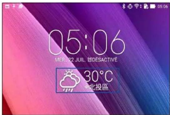 ASUS ZenPad 7.0 Z370KL - Ouvrir l'application météo - 1