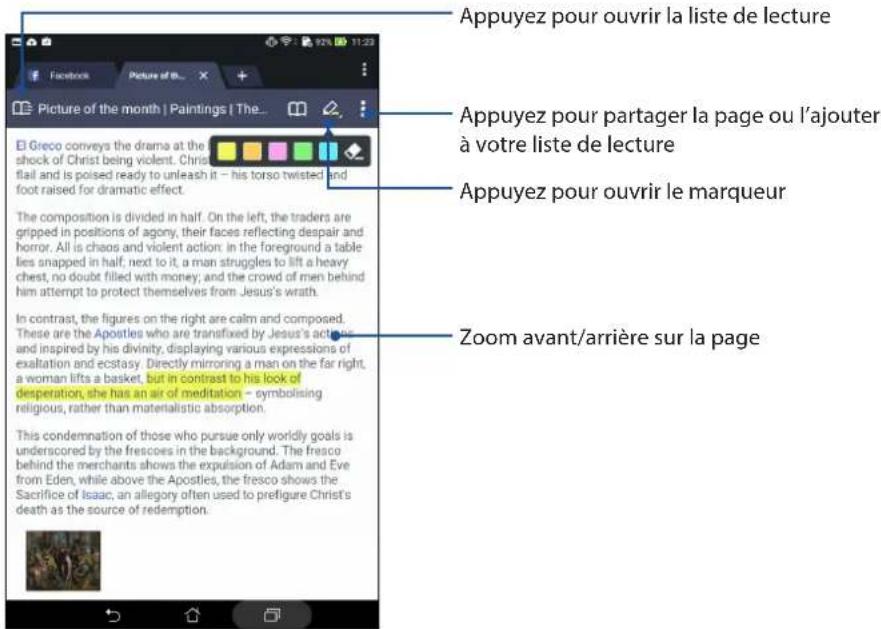 ASUS ZenPad 7.0 Z370KL - Lecture intelligente - 1