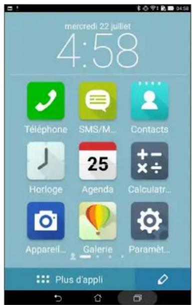 ASUS ZenPad 7.0 Z370KL - Supprimer les raccourcis - 1