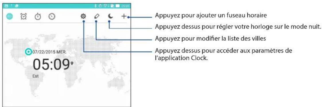 ASUS ZenPad 7.0 Z370KL - Fuseau horaire - 1
