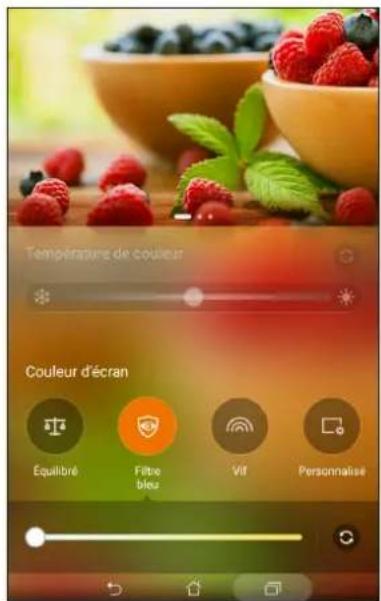 ASUS ZenPad 7.0 Z370KL - Mode filtré de lumière bleue - 1