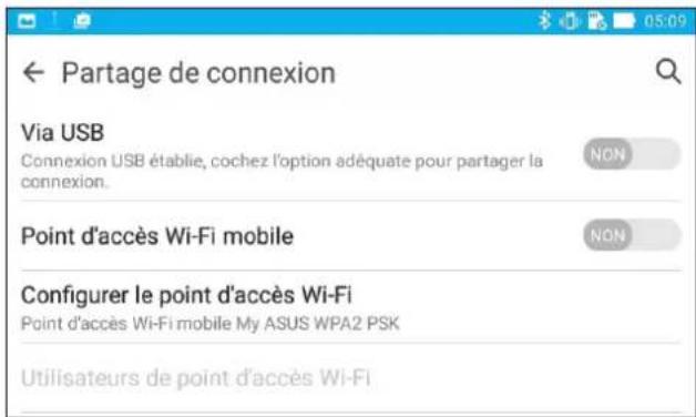 ASUS ZenPad 7.0 Z370KL - Partage de connexion bluetooth® - 1