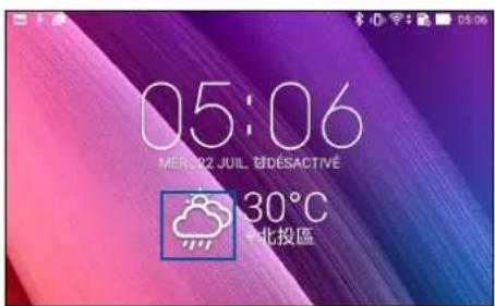 ASUS ZenPad C 7.0 Z170CX - Mettre à jour les prévisions météo - 1