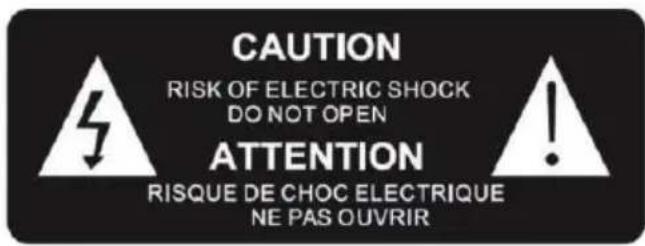 THOMSON RT350 - Safety warning and notice - 2