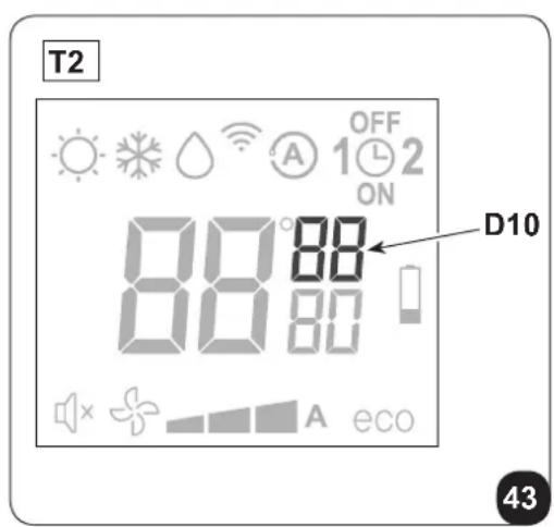 OLIMPIA SPLENDID Unico AIR 25 HP - - Installng av klocka och timer (T2) - 2